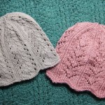 Ribbing and Lacy Chemo Caps for Straight Needles