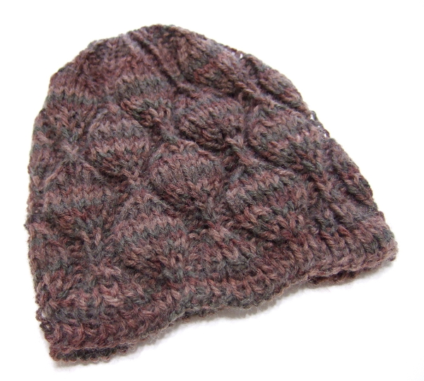 Embossed Leaves Hat - Clothing Knitted My Patterns ...