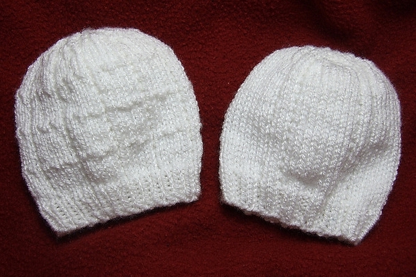Simple Lines Baby Hats for Straight Needles - Baby ...