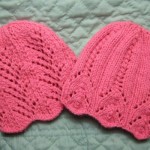Two Lace Baby Hats