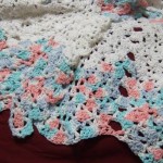 Shell and V-stitch Ripple Afghan