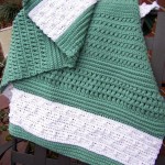 Crocheted Textured Reversible Lap Blanket